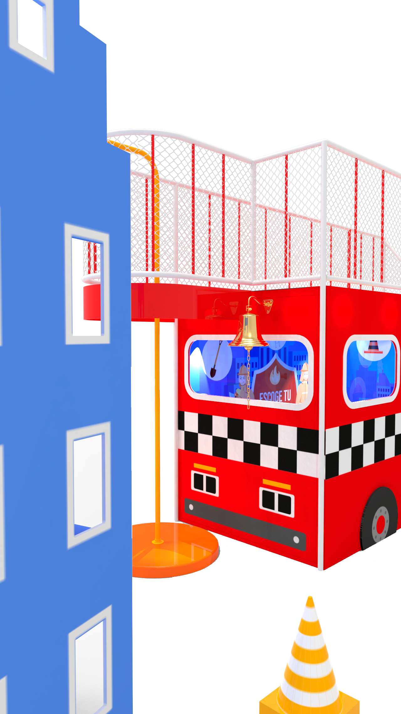 In-Store Experiences, fire station detail