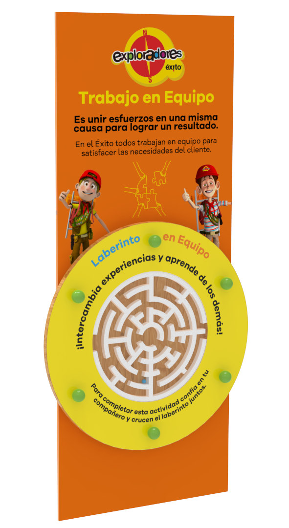 In-Store Experiences, teamwork labyrinth