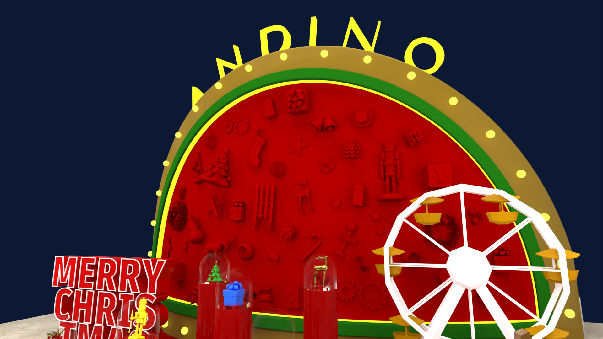 Glowing Season, Andino display close up